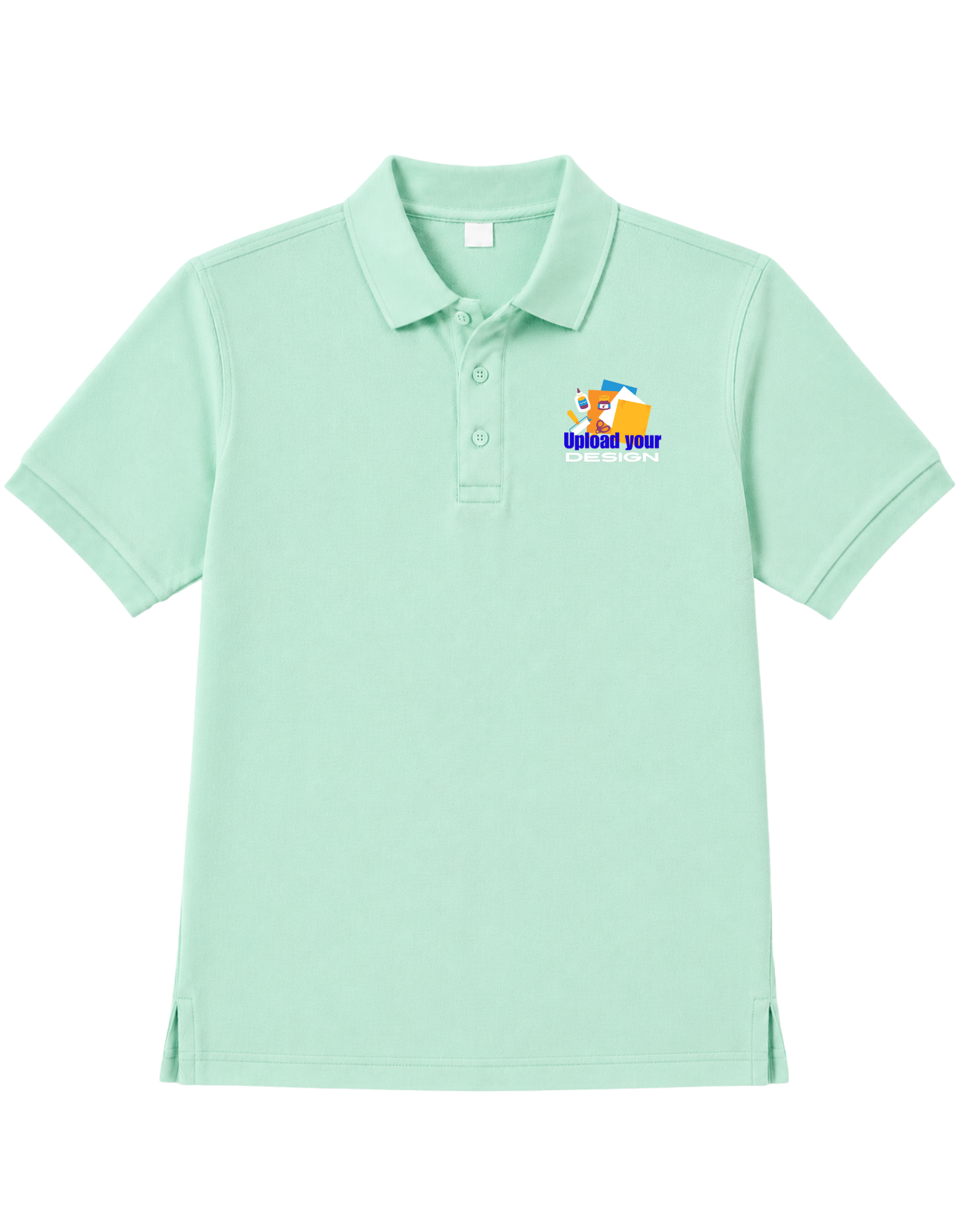 JigriStitch Premium Lycra Polo T-Shirt for Men | 180 GSM Stretch Fabric Sea Green