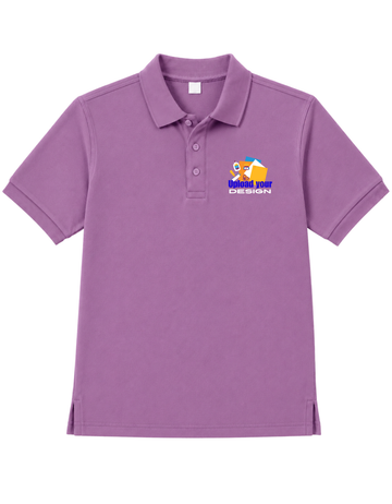 JigriStitch Premium Lycra Polo T-Shirt for Men | 180 GSM Stretch Fabric Mauve Purple