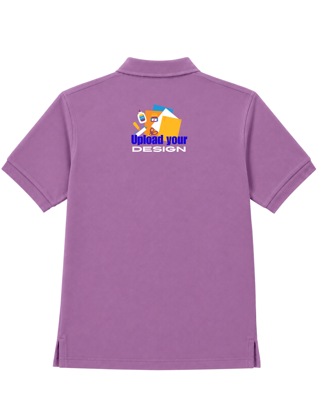 JigriStitch Premium Lycra Polo T-Shirt for Men | 180 GSM Stretch Fabric Mauve Purple