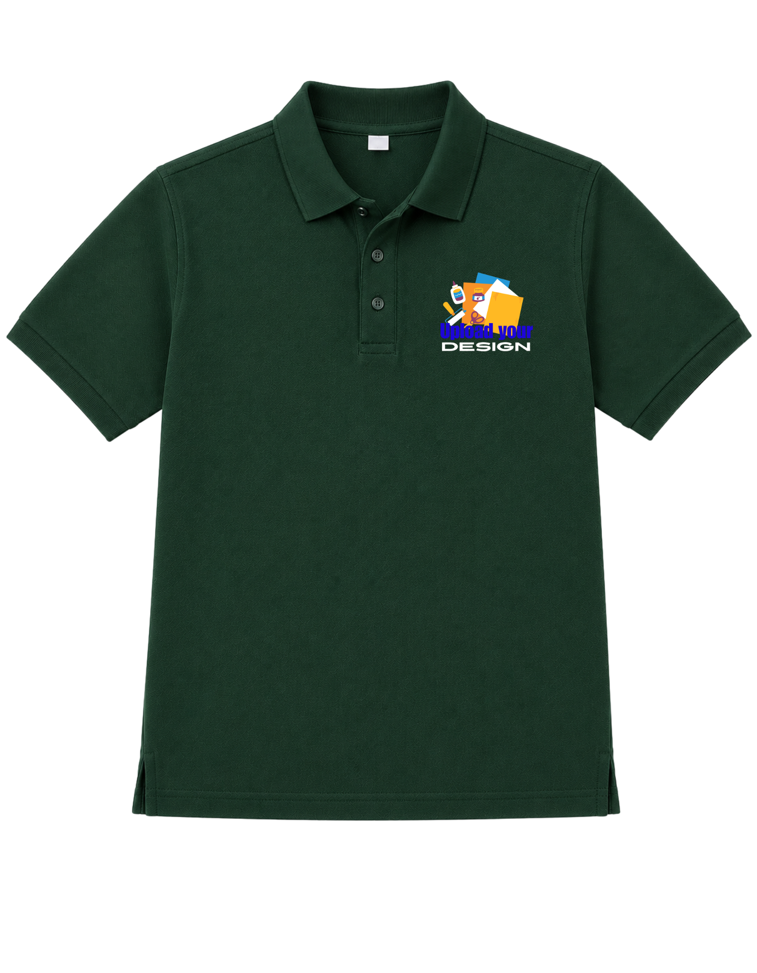 JigriStitch Premium Lycra Polo T-Shirt for Men | 180 GSM Stretch Fabric Olive Green