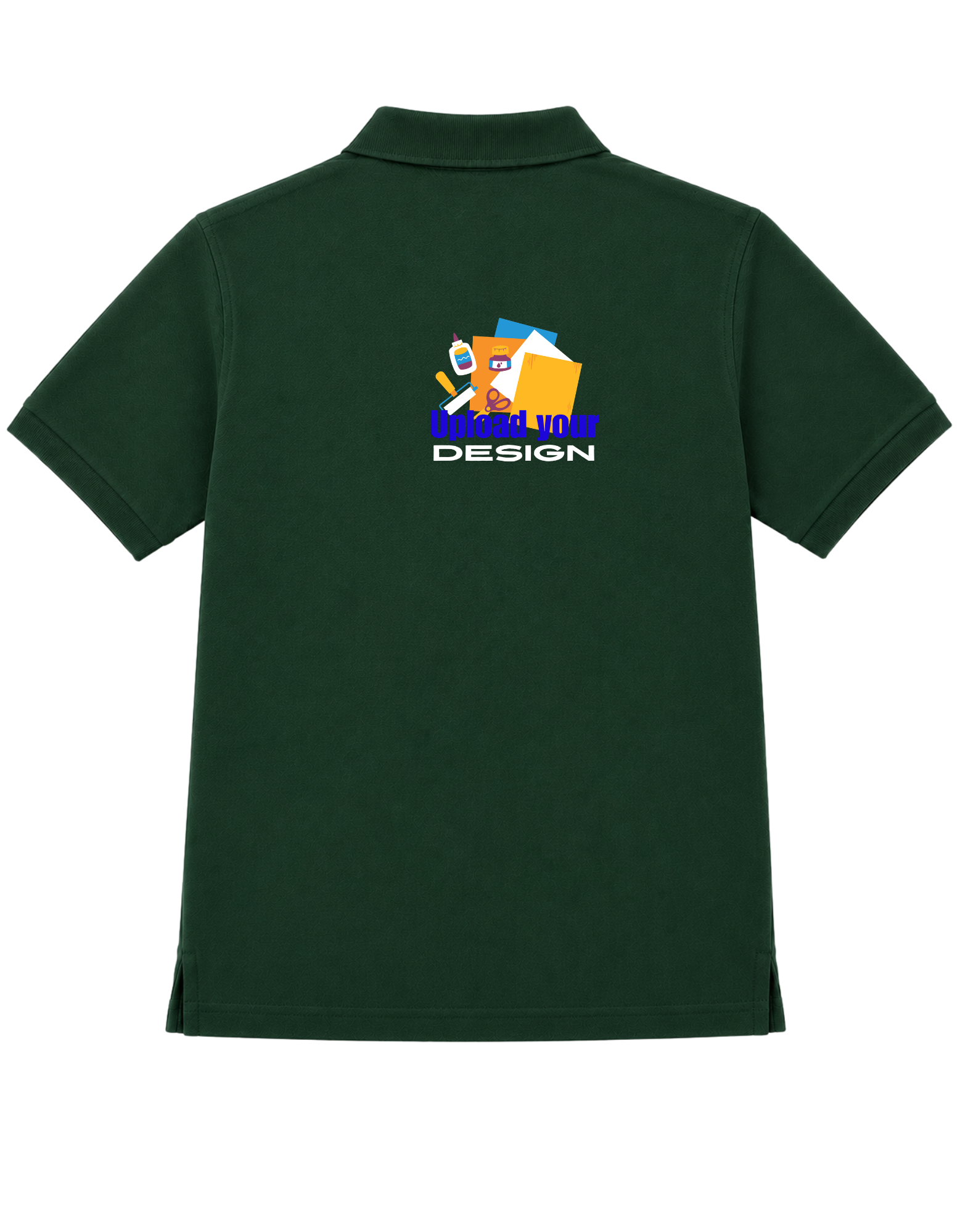 JigriStitch Premium Lycra Polo T-Shirt for Men | 180 GSM Stretch Fabric Olive Green