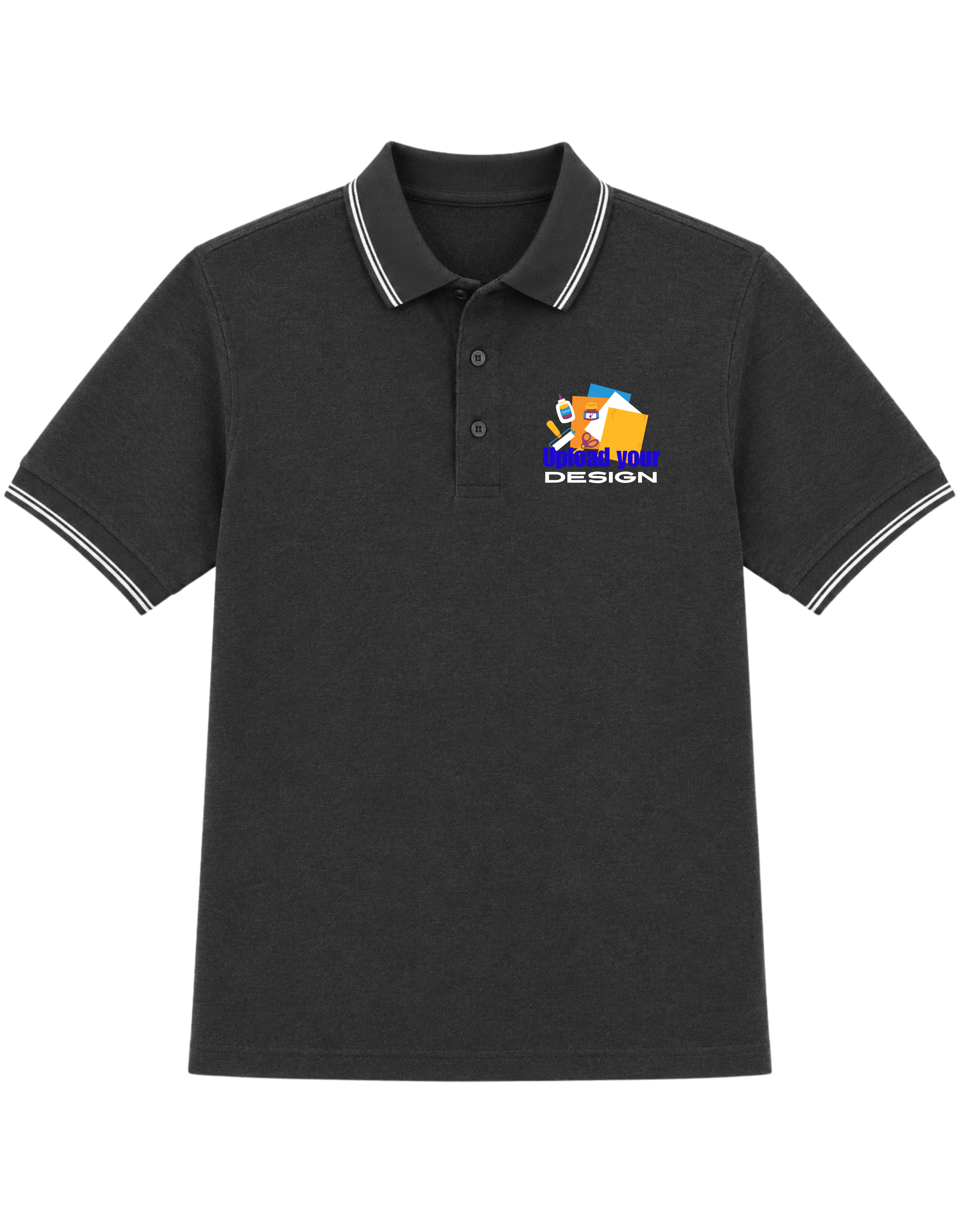 JigriStitch Premium Lycra Polo T-Shirt for Men | 230-240 GSM Rich Cotton Feel Fabric