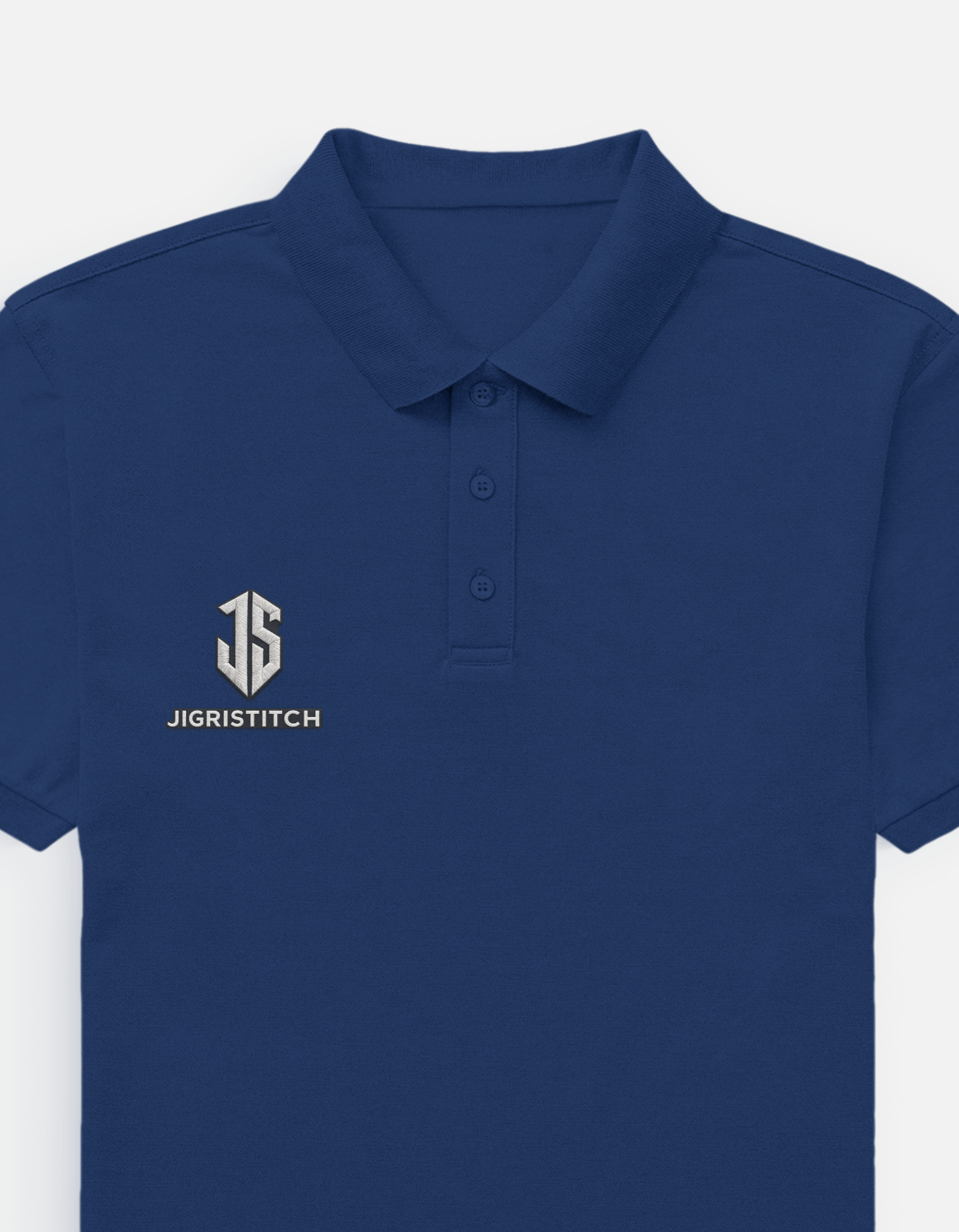 Royal Blue Custom Polo T-Shirt for Men | Logo Embroidery & DTF Name Printing
